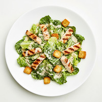 Poached Chicken Caesar Salad