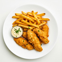 Chicken Tenders with chips