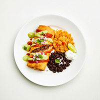 Black Bean Chimichangas (V)