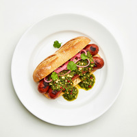 HOUSEMADE CHARGRILLED ARGENTINIAN SAUSAGE *