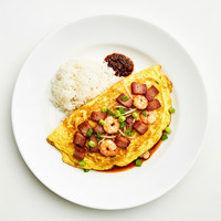 King Prawns Omelette