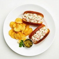 Spanner crab, salmon roe, yuzu kosho sando