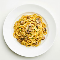 Creamy Garlic Mushroom Pasta