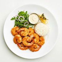 panko crumbed prawns