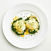 Classic Eggs Benedict - Spinach