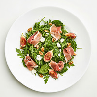 Grilled Peach with Prosciutto & Rocket