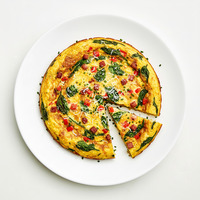 Baby Spinach & Feta Frittata (Light Lunch)