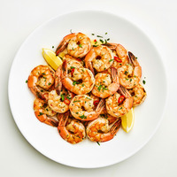 Add grilled prawns