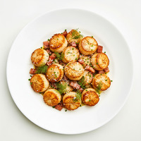 Hervey Bay half shell scallops