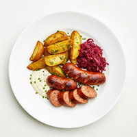 Polish Sausage, Cheddar, Ritz