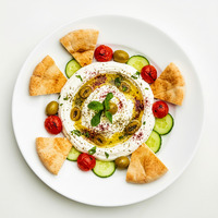 Whipped goats cheese, truffle relish, focaccia