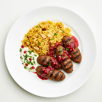 Mediterranean lamb skewers