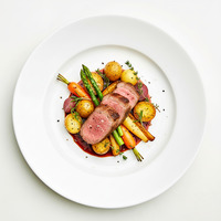 Wood roasted lamb loin