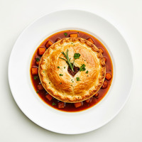 Mini lamb + rosemary pies with tomato sauce