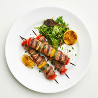 chargrilled lamb skewers
