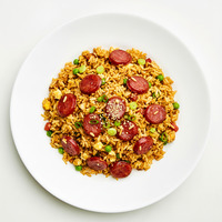 Fried Rice with Chinese Sausage (臘味荷葉飯)