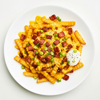 Caesar Dressing, Bacon & Parmesan Fries Upgrade
