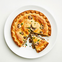 spinach & mushroom pie