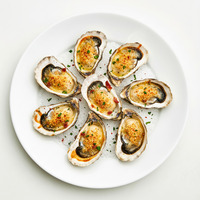 OYSTERS HERB GARLIC BUTTER (HALF DOZEN)