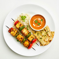 Chilli paneer rice salad