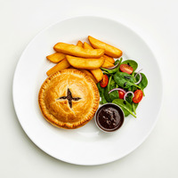 PEPPER STEAK & BACON PIE