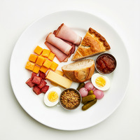 ploughmans platter with egg