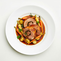Lamb shoulder roulade