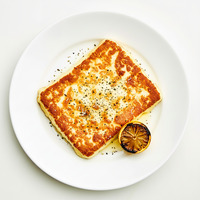 GRILLED HALLOUMI TOPPED WITH HONEY & ZAATAR