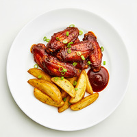 SMOKEY BBQ CHICKEN WINGS (5)