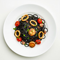 CHILI SQUID INK SPAGHETTI
