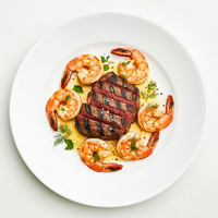 Chicken Lusso with Prawns