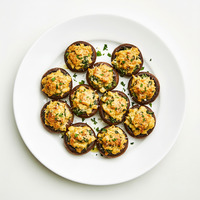 Crumbed Mushrooms with Basil Aioli
