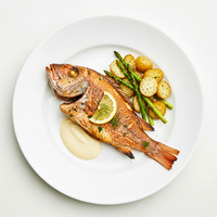Baked Whole Snapper